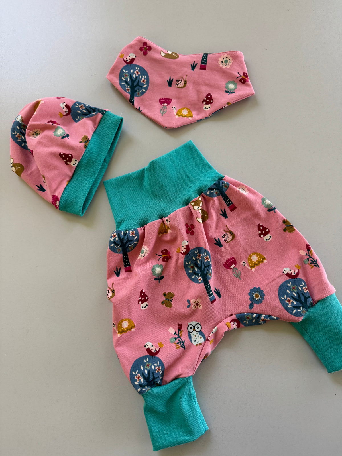 Baby Set Größe 50/56 Mütze KU 34-38