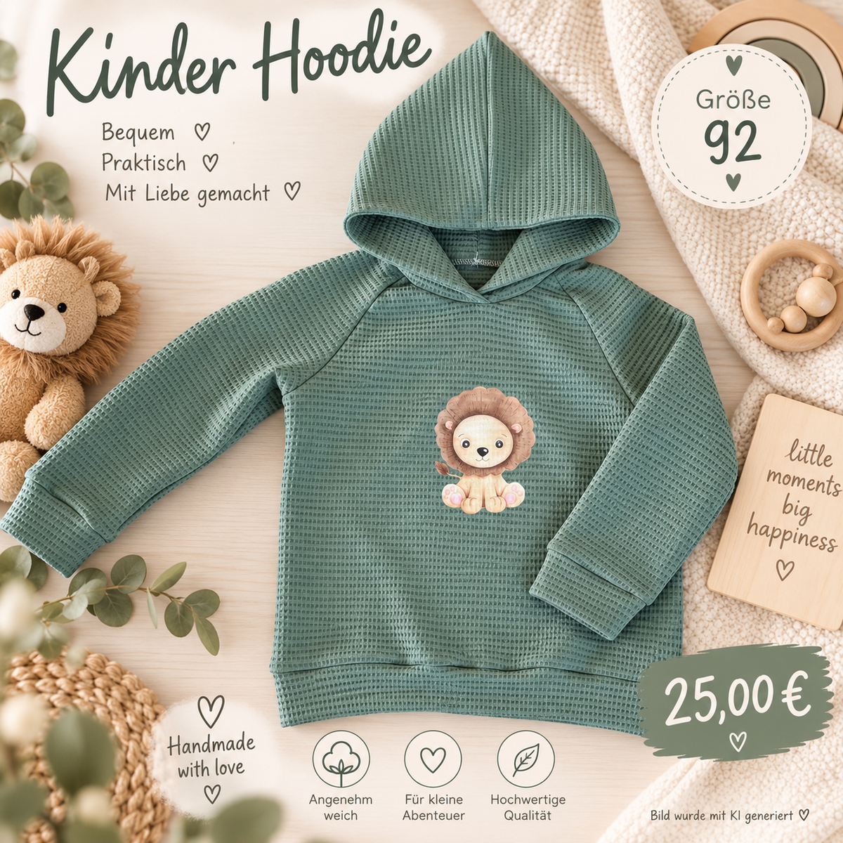 Hoodie Größe 92